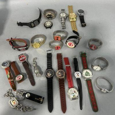Lot 93 | Watches Men’s, Coca Cola, Betty, M Mouse & More
