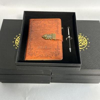 Lot 429 | 7 Brown Faux Leather Journals
