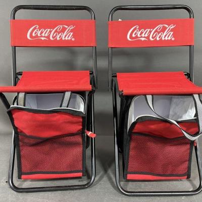 Lot 269 | Small Folding Coca-Cola Chairs & Insulated Bags
