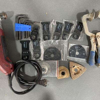 Lot 170 | Chicago Electric Oscillating Tool, Blades & More
