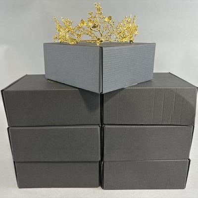 Lot 452 | 7 Art Nouveau Style Gold Color Crowns
