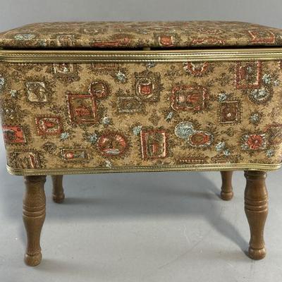 Lot 25 | MCM Burlington Sewing Stool
