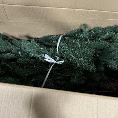 Lot 392 | Tall Faux Christmas Tree: 9 Ft Conway Fir
