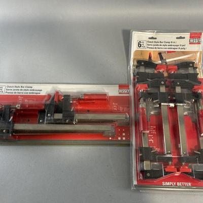 Lot 144 | New & Packaged Bessey Clutch Style Bar Clamps

