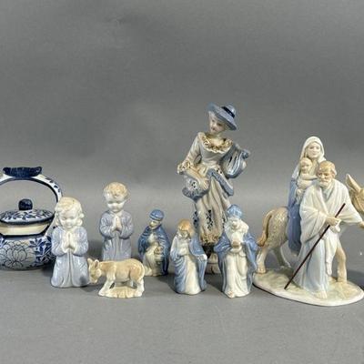Lot 46 | Vintage Nativity Figurines & More
