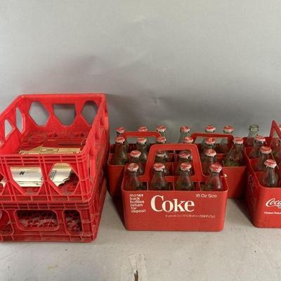 Lot 338 | Vintage Glass Coca-Cola Bottles, Crates, & More
