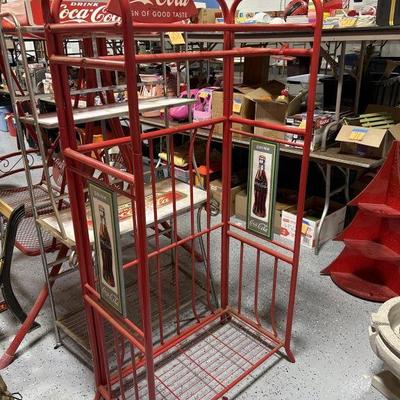 Lot 260 | Coca Cola Clothes Rack
