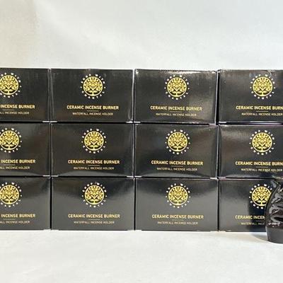Lot 440 | 12 New Ceramic Incense Burners
