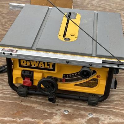 Lot 408 | DeWalt Table Saw
