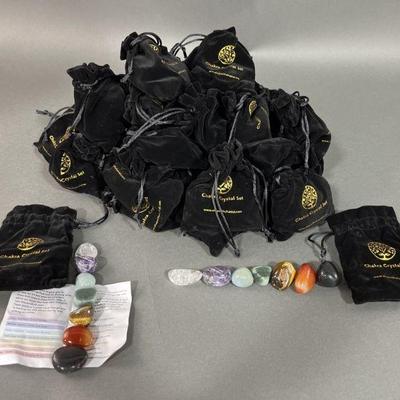 Lot 414 | 48 Sets of 7 Chakra Crystals In Bags
