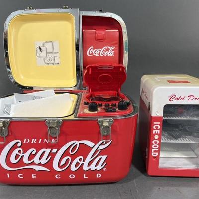 Lot 201 | Coca-cola Coolbox & Mini Fridge/Heater
