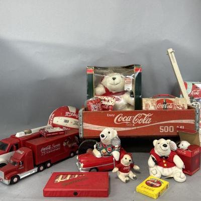 Lot 337 | Vintage Wood Coca Cola Wagon & More
