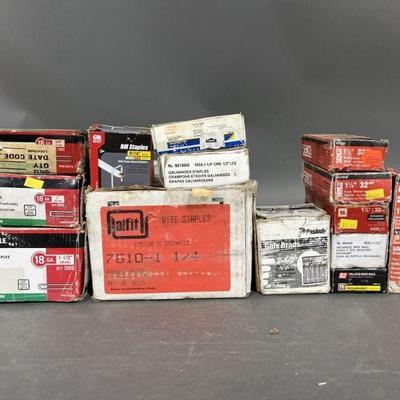 Lot 178 | Large Lot of Staples & Brad Nails

