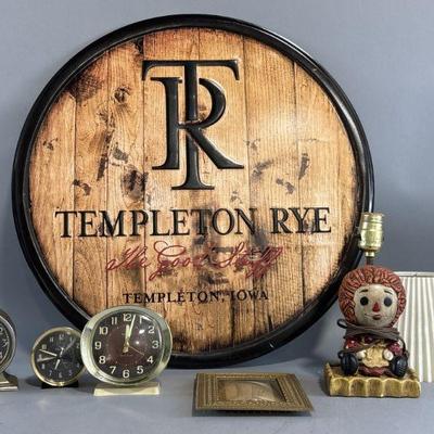 Lot 19 | Vintage Westclox Clocks, Ann Lamp, & More
