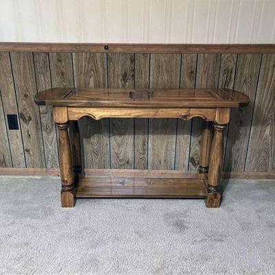 Solid Wood Console Table 