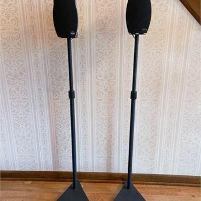 Athena Satellite Speakers w/Stands .jpg