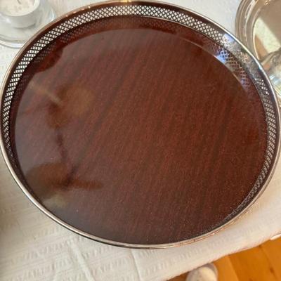 In person Sale-Beautiful Wood and Silver Piece