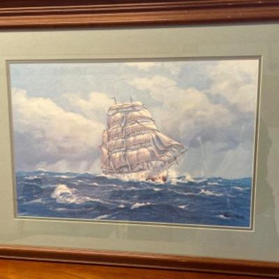 Robert Moak Framed Art-