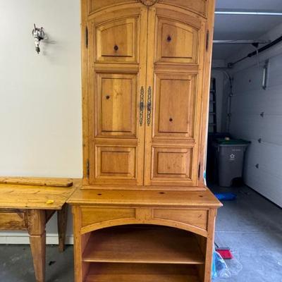 In person sale -pine wood antique chest 