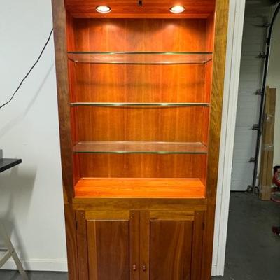 In person sale -Harden Lighted Bookshelf 