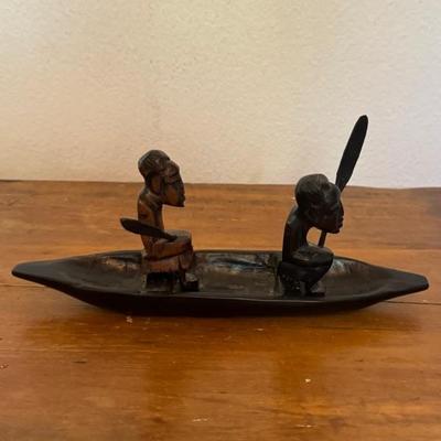 in Person Sale carved wooden art piece