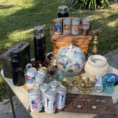 Old beer cans, Jax,Dixie, Swegmans, 