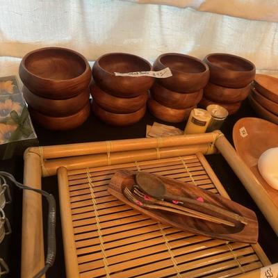 Wood bowls