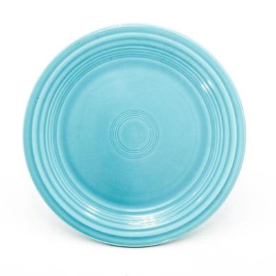 Vintage Fiesta Turquoise Luncheon Plate - 9.5 inches