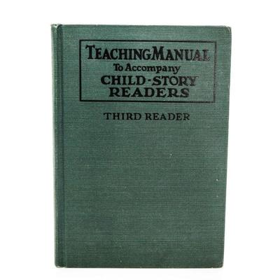 Vintage Text Book - Third Reader Teaching Manual - 1929