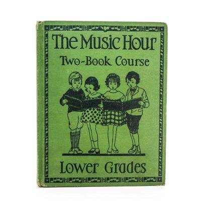 Vintage Text Book - The Music Hour - Two Book Course - Lower Grades -1937
