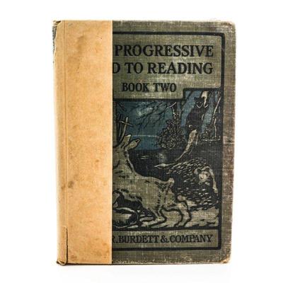 Antique Text Book - The Progressive Road to Reading - Book Two - 1909