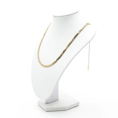 Gold-Tone Herringbone Chain