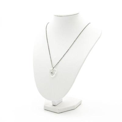 Faceted Crystal Heart Necklace