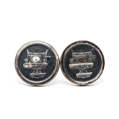 Vintage Wedgewood Stove Cuff Links
