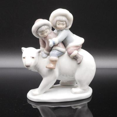 Lladro "Eskimo Riders" Porcelain Figurine, Model 5353
