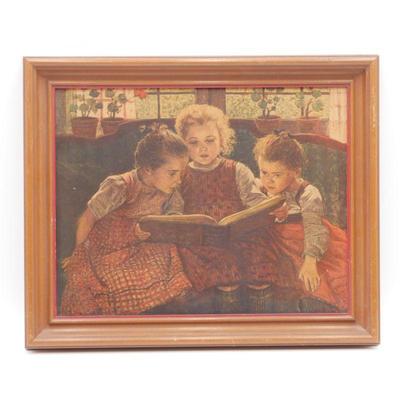 Framed Art Print "The Faity Tale" By Walter Firle