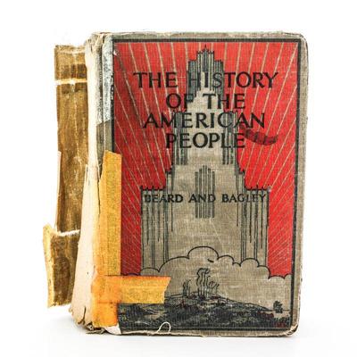 Vintage Text Book - The History Of The American People - 1932