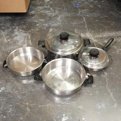 6-Piece Stainless Steel Cookware Set