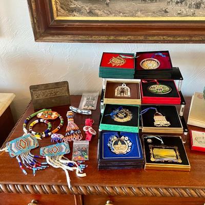 Collector’s Oklahoma ornaments  years
2002, 03, 04, 05, 06, 07, 08, 09.