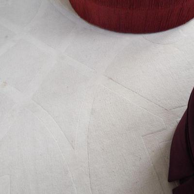 WOOL CARVED AREA RUG