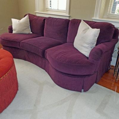LEXINGTON PURPLE VELVET SOFA
