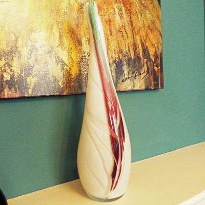 SIGNED ARTIST ART GLASS PIECE