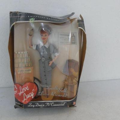 Vintage 1997 Mattel I Love Lucy "Lucy Does A Commercial" Doll - With COA - New in Box