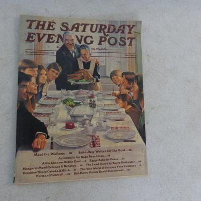 Vintage November/December 1973 Saturday Evening Post Vol. 245 No. 6