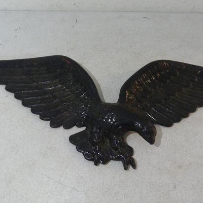 Vintage Royal Cast Aluminum American Eagle Wall Décor - 22" Wing Span