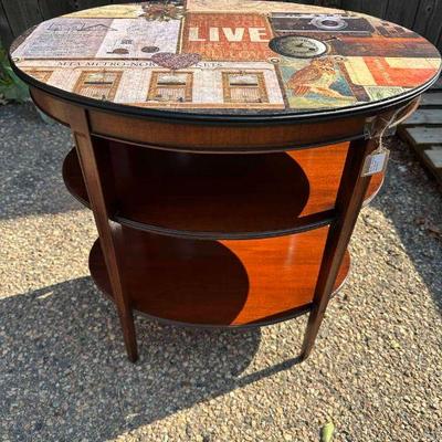 Three Tier Side Table