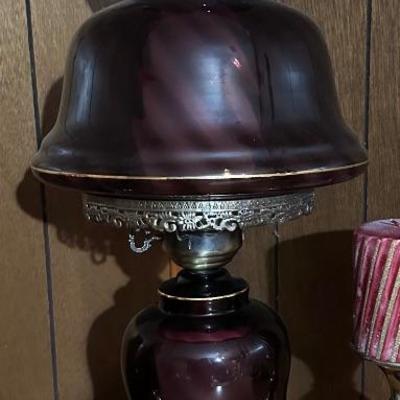 amethyst hurricane lamp 