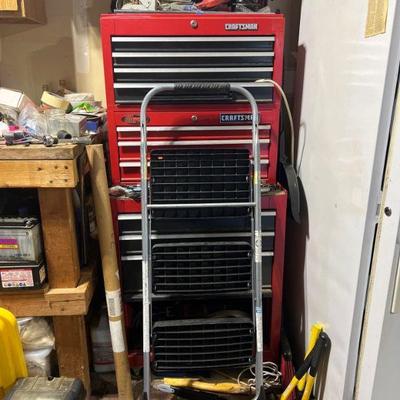 Craftsman toolbox, step stool