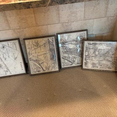 Grid of Paris set of 7