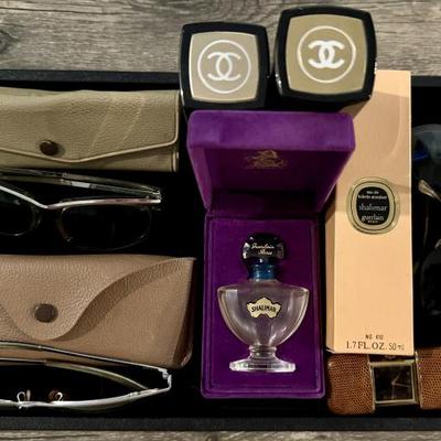 Vintage Ray Bans & Vintage perfume bottles